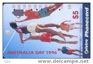 # AUSTRALIA 117 Australia Day 1996 - Volley 5 Anritsu  -sport,volley- Tres Bon Etat - Australien