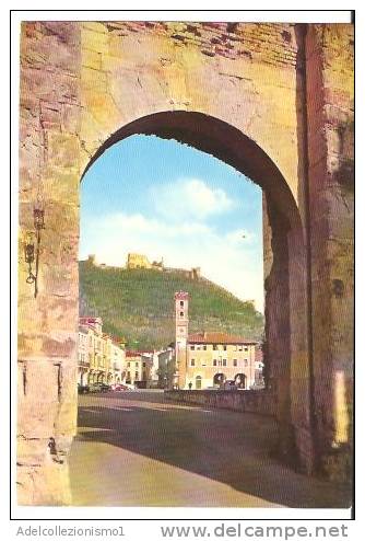 32751)cartolina Illustratoria Marostica - Porta Vicenza + Annullo - Nuova - Vicenza