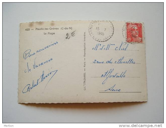 22 Plestin Les Greves    Ca 1940's   F  D58821 - Plestin-les-Greves