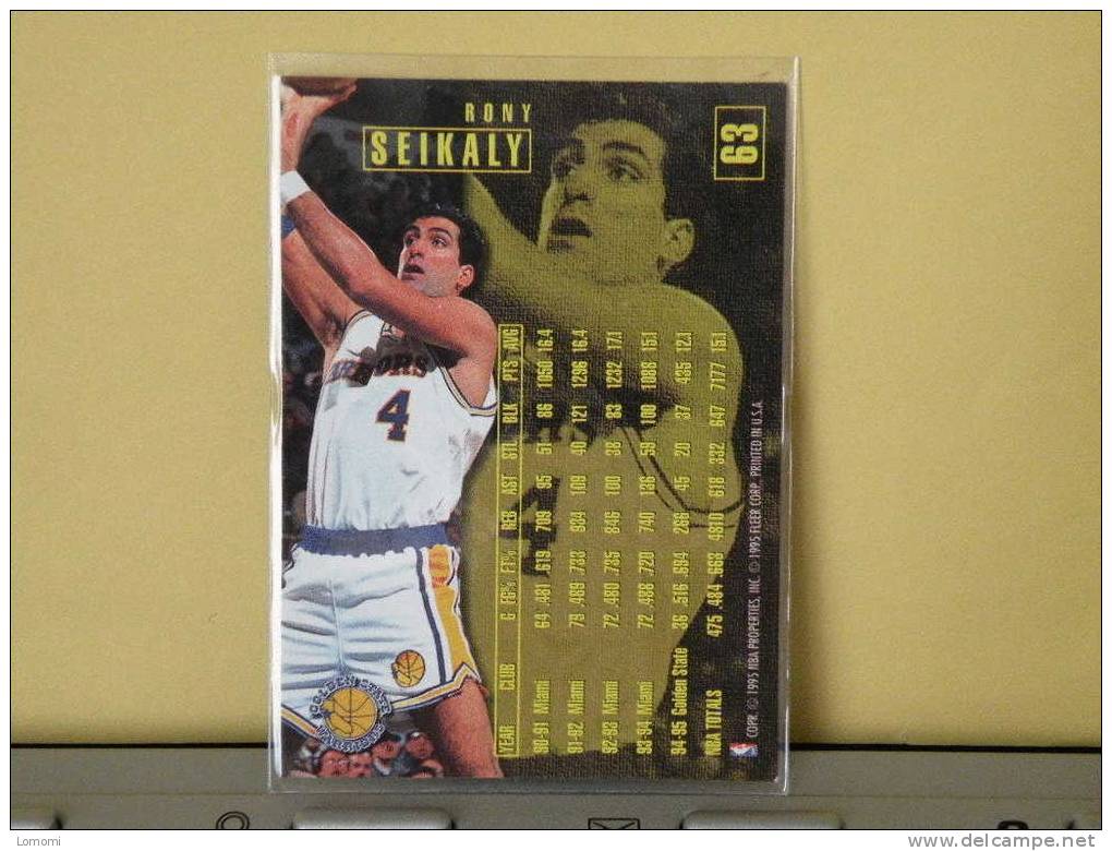 Carte  Basketball US 1992/93/94/95/96 - Rony Seikaly - N° 63  - 2 Scan - Golden State Warriors