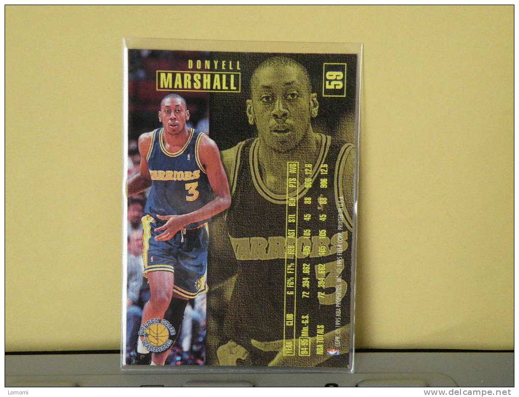Carte  Basketball US 1992/93/94/95/96 - Donyell  Marshall - N° 59  - 2 Scan - Golden State Warriors