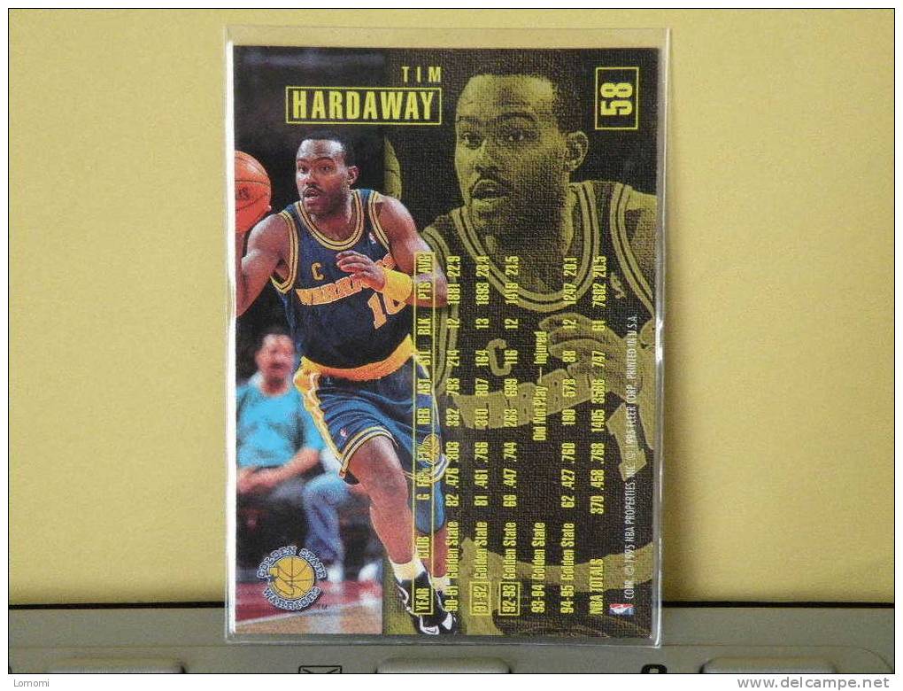 Carte  Basketball US 1992/93/94/95/96 - Tim Hardaway - N° 58  - 2 Scan - Golden State Warriors