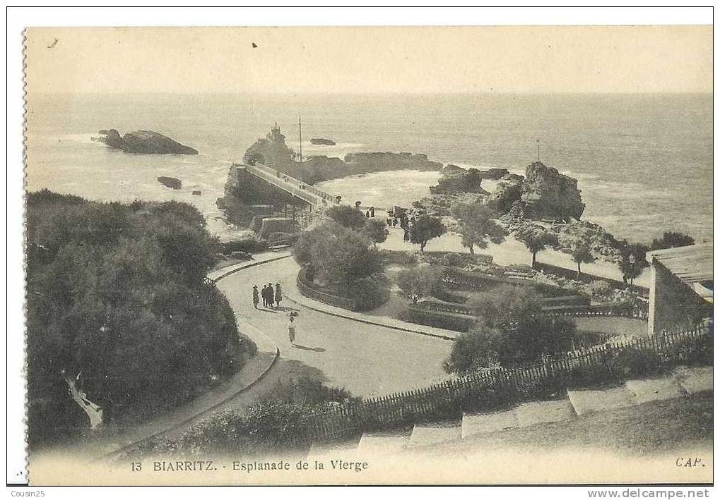 64 BIARRITZ - Esplanade De La Vierge - Edit : CAP - Biarritz