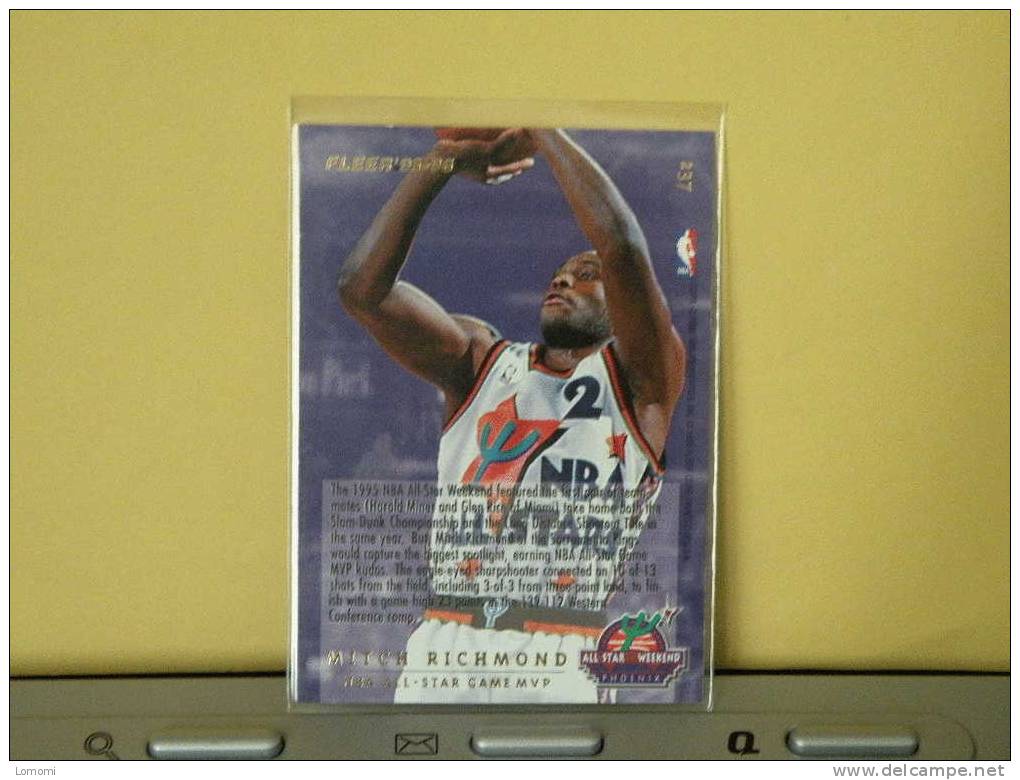 Carte  Basketball US 1992/93/94/95/96 -  Mitch Richmond - N°  - 2 Scan - Phoenix Suns