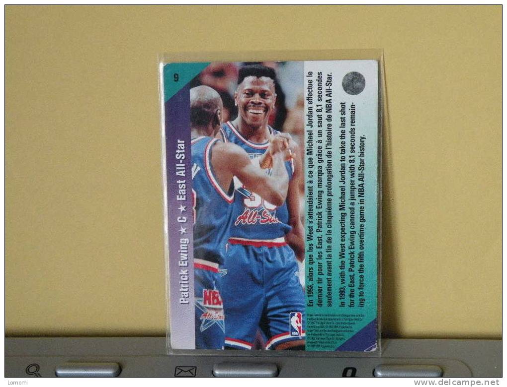 *Carte  Basketball US 1992/93/94/95/96 -  Patrick Ewing  - N° 9 - 2 Scan - Utah Jazz
