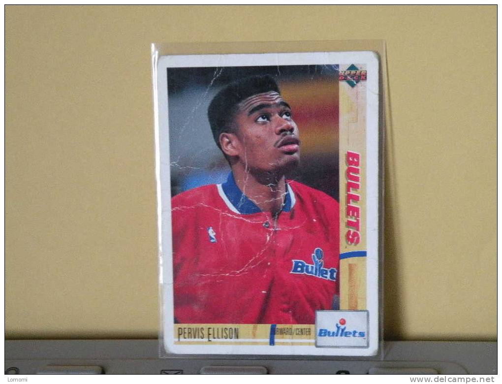 *Carte  Basketball US 1992/93/94/95/96 -  Bullets - Pervis Ellison - N° 8 - 2 Scan - Altri & Non Classificati