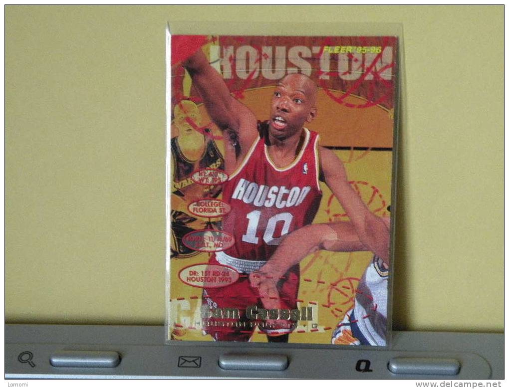 Carte  Basketball US 1992/93/94/95/96 -  Sam Cassell - N° 65 - 2 Scan - Houston Rockets