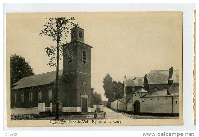 008602  -  Dion-le-Val  -  Eglise Et La Cure - Chaumont-Gistoux