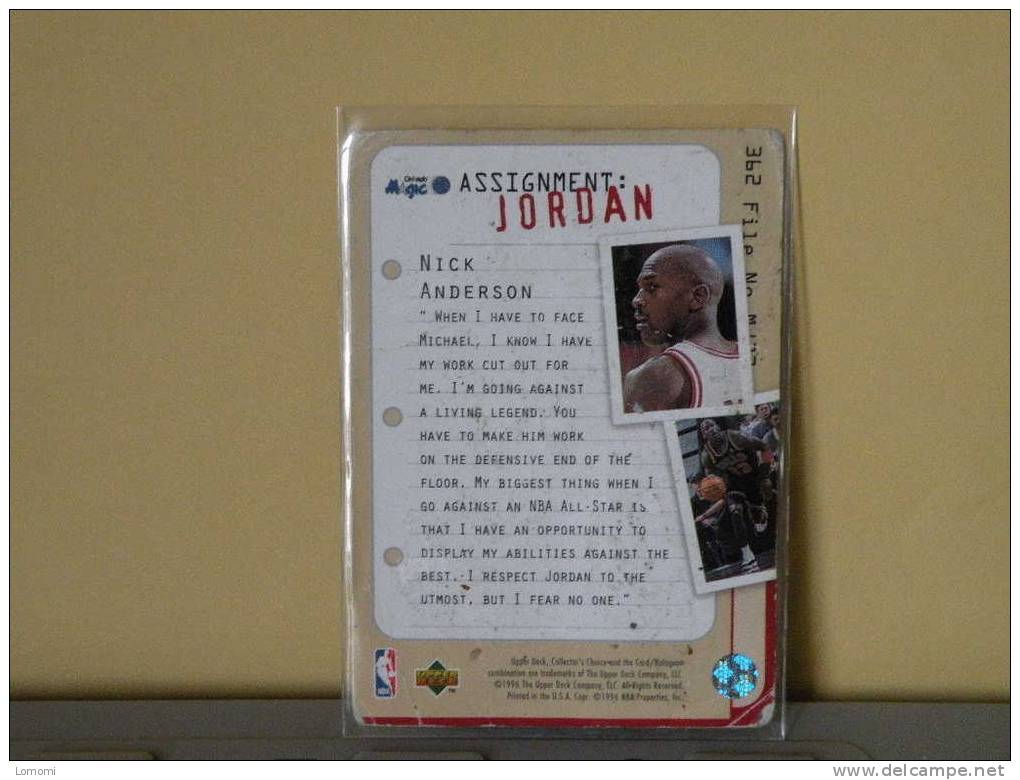 Carte  Basketball US 1992/93/94/95/96 - Michael Jordan - N°  - 2 Scan - Orlando Magic