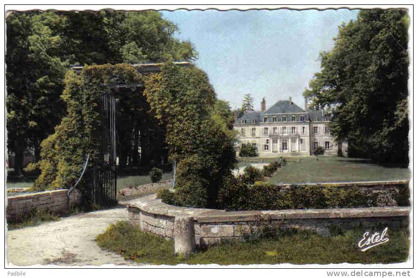 Carte Postale 91.  Angerville  Et Le Chateau D´Arnouville  Trés Bau Plan - Angerville