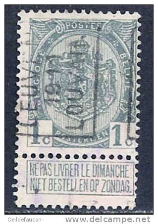 LEUVEN-LOUVAIN  1911 - Armoiries 1 C - Roller Precancels 1910-19