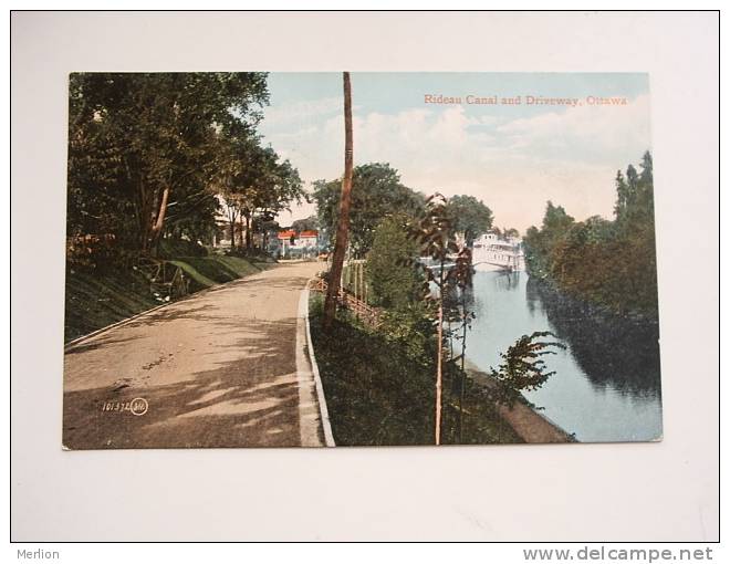Canada -Ontario -Ottawa -Rideau Canal And Driveway  Ca 1905-10    VF  D58884 - Ottawa
