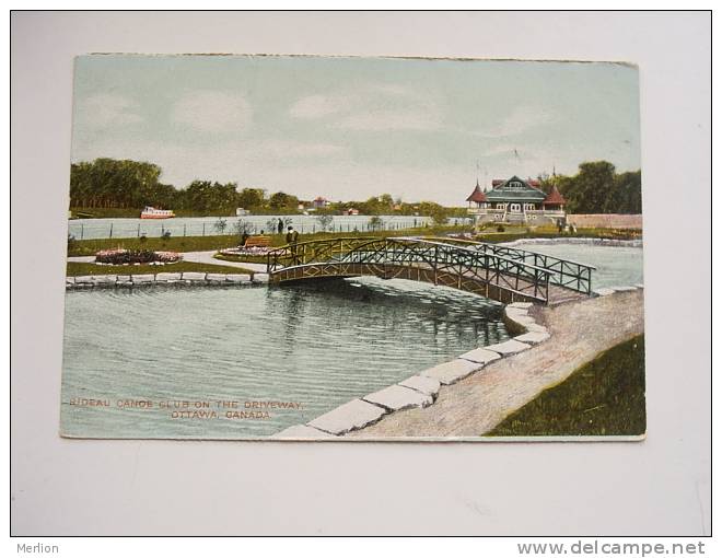 Canada -Ontario -Ottawa -Rideau Canoe Club On The Driveway    Ca 1910    VF  D58886 - Ottawa