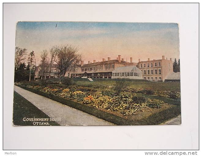 Canada -Ontario -Ottawa -Government House   Ca 1910    VF  D58891 - Ottawa