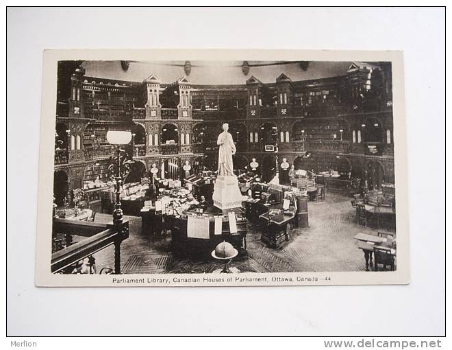 Canada -Ontario -Ottawa - Parliament Library   Ca 1910's    VF  D58900 - Ottawa