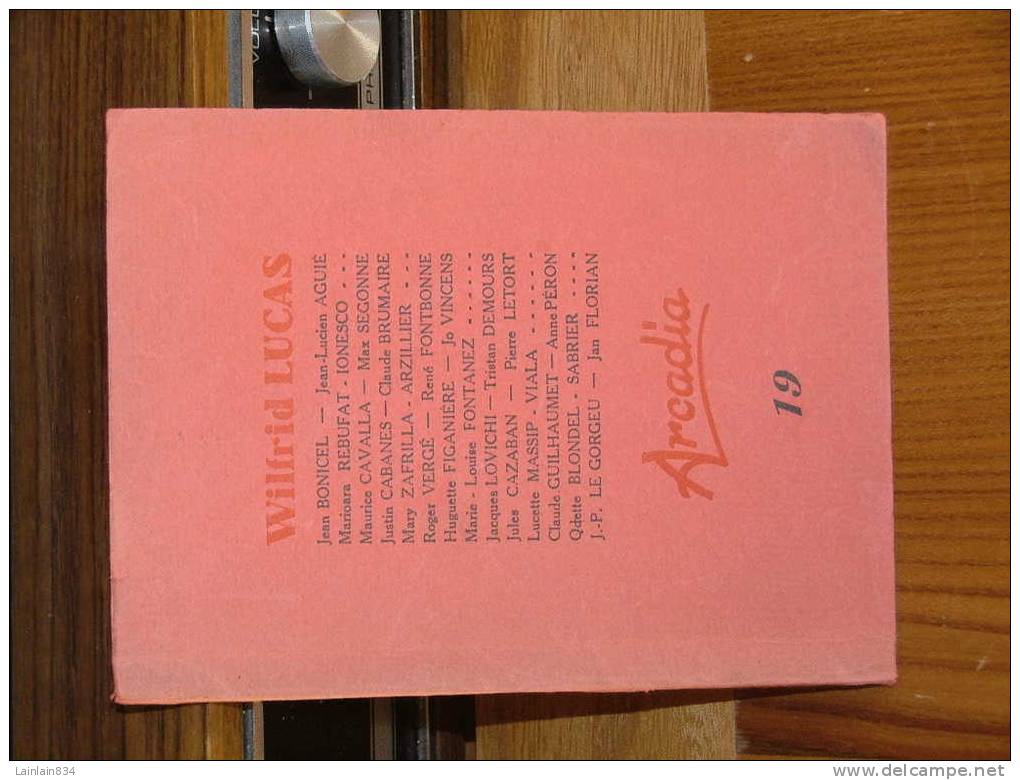 - Arcadia 19 -  Livret De Poémes Et Actualité à Bézier En 1956 -  Revue Littéraire Et Artistiques, Composé A La Main. - Autores Franceses