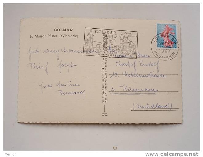 68 Colmar - La Maison Pfister  PU 1963  VF  D58979 - Chalampé