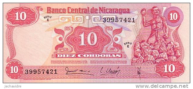 NICARAGUA  10 Cordobas  Non Daté (1979)  Pick 134    ***** BILLET  NEUF ***** - Nicaragua