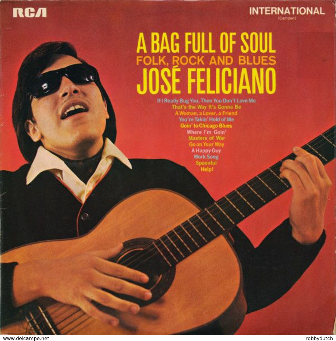 * LP *  JOSÉ FELICIANO - A BAG FULL OF SOUL (U.K. 1965) - Soul - R&B