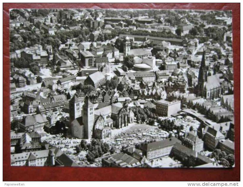 Münster - Luftbild Altstadt Mit Markt - Münster