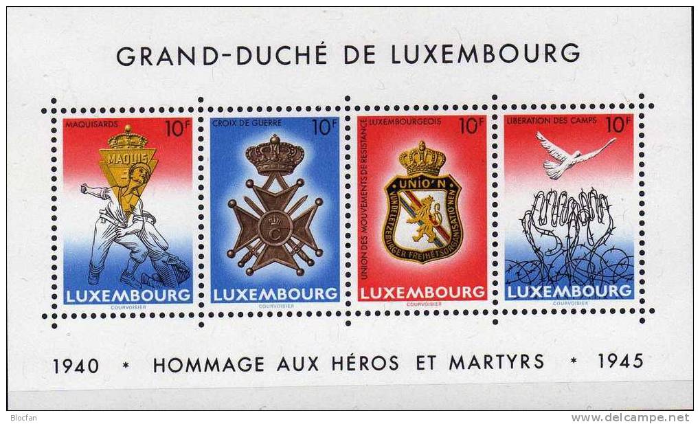 Block-Set Zu Jubiläen In Luxemburg Block 9, 10,,13 Plus 14 ** 18€ - Unused Stamps