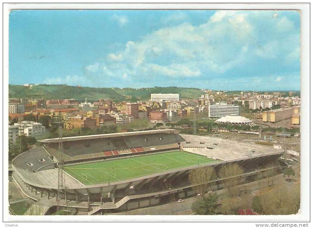 ROMA. 1961 Stadio Flaminio E Palazetto Dello Sport (cp Endommagée) - Stadi & Strutture Sportive