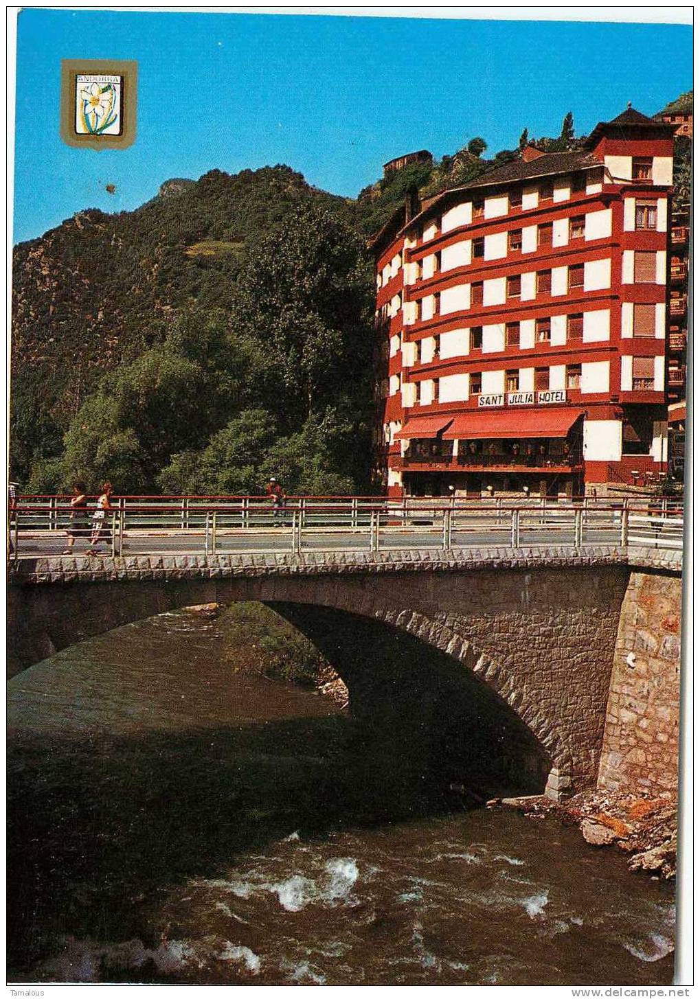 ANDORRE - VALLS D´ANDORRA - HOTEL SANT JULIA - Dos Scanné - - Andorra