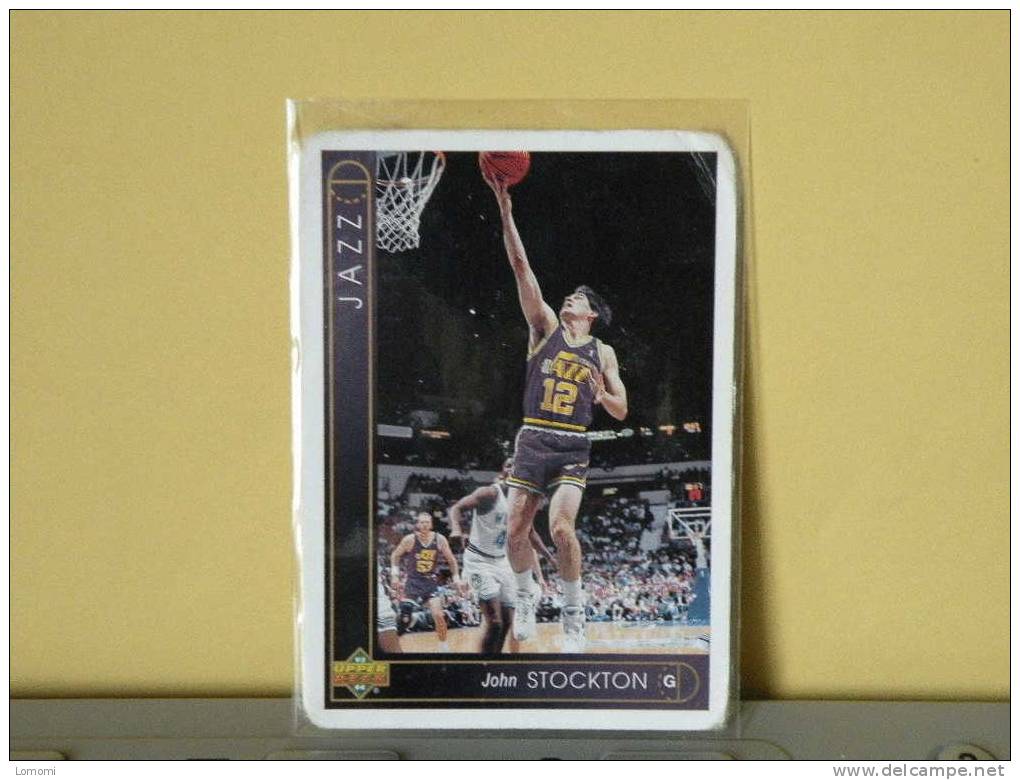Carte  Basketball US 1992/93/94/95/96 -  John Stockton  - N° 9 - 2 Scan - Utah Jazz