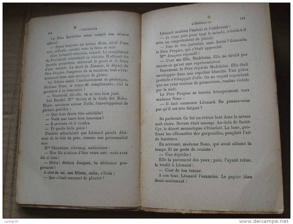 L Empreinte - Edouard Estaunie - 1925 - Autres & Non Classés