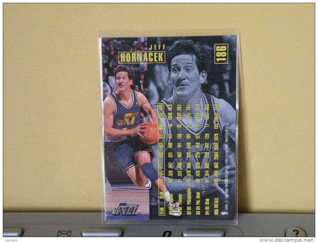 Carte  Basketball US 1992/93/94/95/96 - Jeff Hornacek  - N° 186 - 2 Scan - Utah Jazz