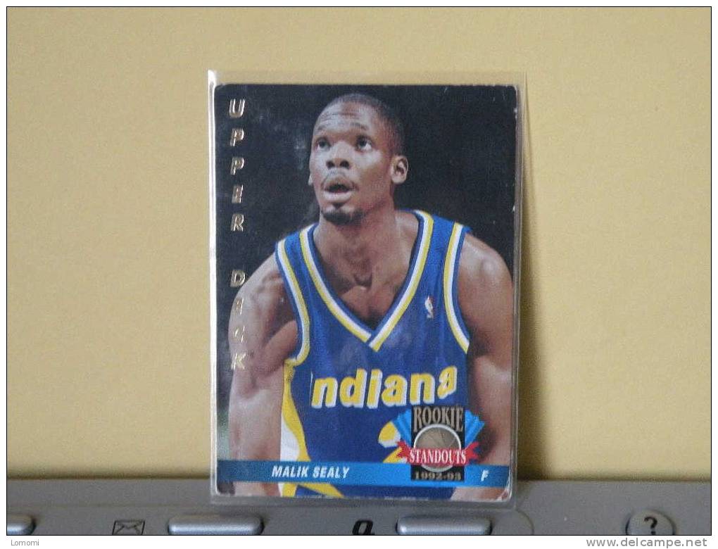 Carte  Basketball US 1992/93/94/95/96 -  Malik SEALY  - N° 61 - 2 Scan - Indiana Pacers