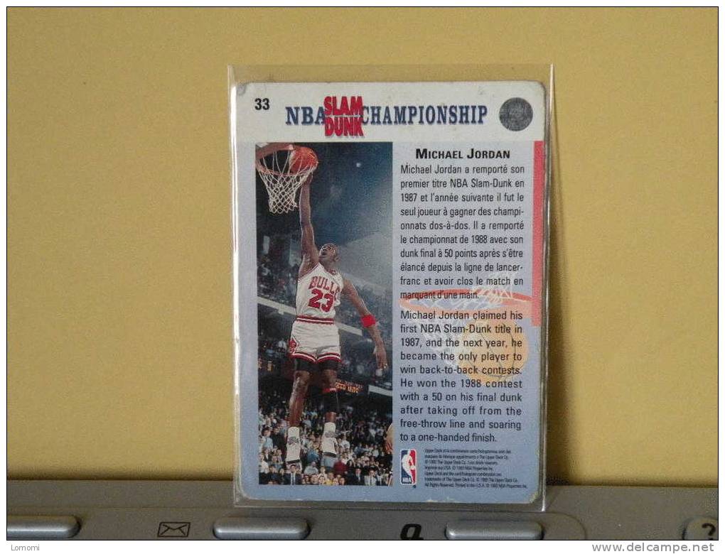 Carte  Basketball US 1992/93/94/95/96 - 1987-88 Two - Time ChampionMichael Jordan - N° 33 - 2 Scan - 1980-1989