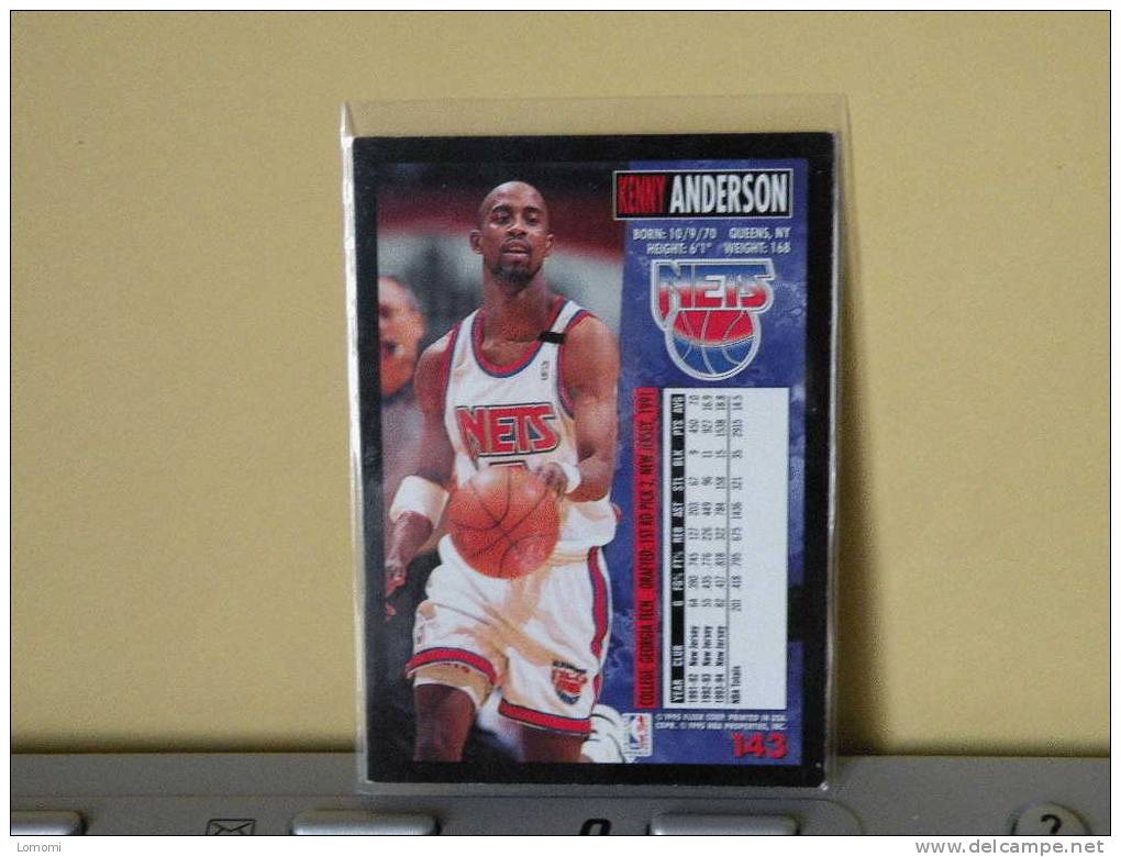 Carte  Basketball US 1992/93/94/95/96 - Kenny Anderson - N° 143 - 2 Scan - New Jersey Nets