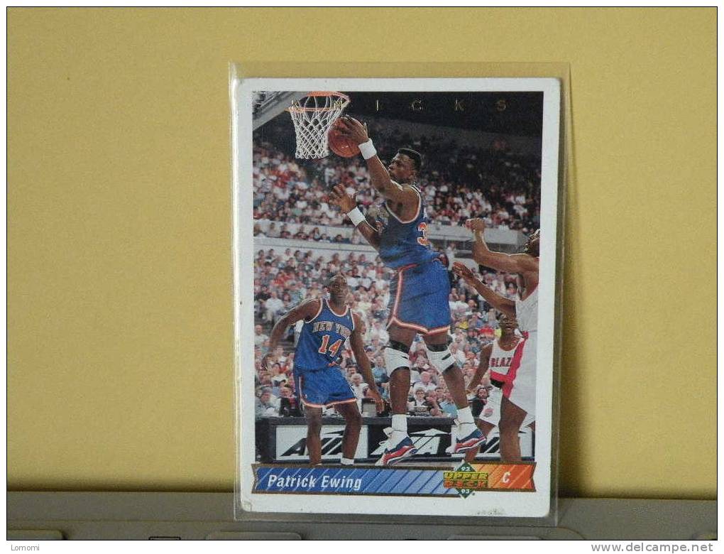 Carte  Basketball US 1992/93/94/95/96 - Patrick Ewing  - N° 215 - 2 Scan - New York Knicks