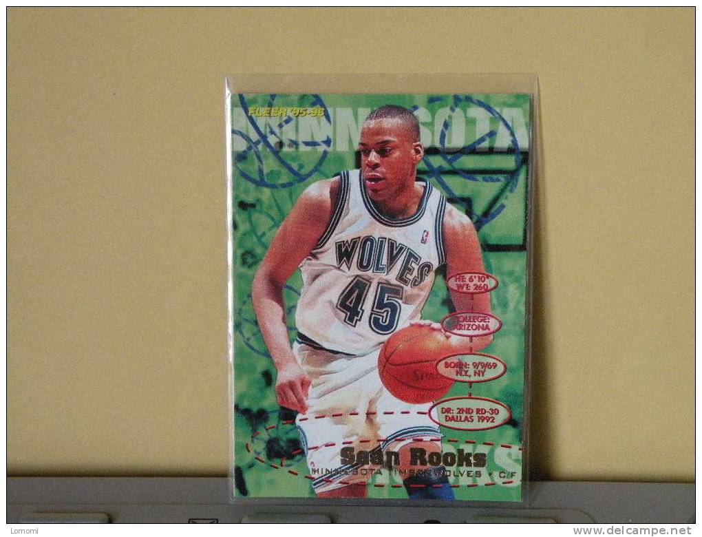 Carte  Basketball US 1992/93/94/95/96 - Sean Rooks  - N° 110 - 2 Scan - Minnesota Timberwolves