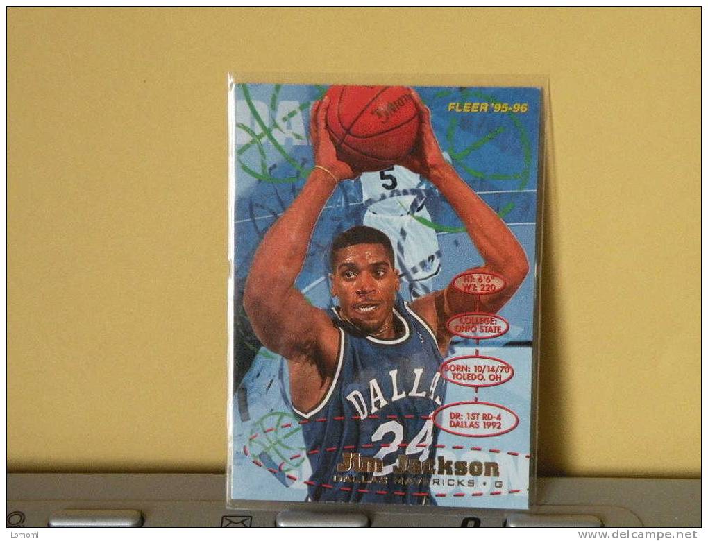 Carte  Basketball US 1992/93/94/95/96 - Jim Jackson  - N° 34 - 2 Scan - Dallas Mavericks