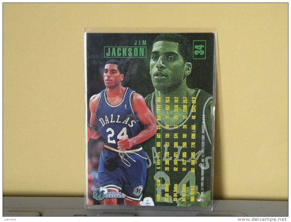 Carte  Basketball US 1992/93/94/95/96 - Jim Jackson  - N° 34 - 2 Scan - Dallas Mavericks