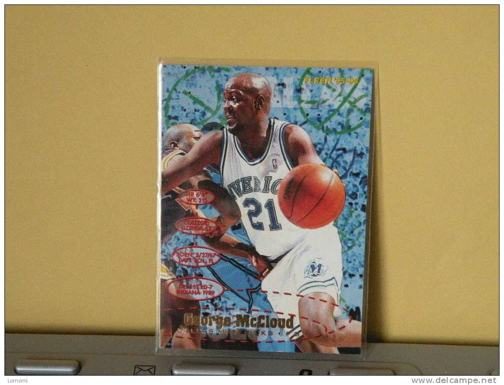 Carte  Basketball US 1992/93/94/95/96 - George Mc Cloud  - N° 38 - 2 Scan - Dallas Mavericks