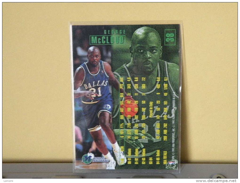 Carte  Basketball US 1992/93/94/95/96 - George Mc Cloud  - N° 38 - 2 Scan - Dallas Mavericks