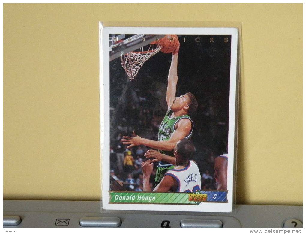 Carte  Basketball US 1992/93/94/95/96 - Donald Hodge  - N°134 - 2 Scan - Dallas Mavericks