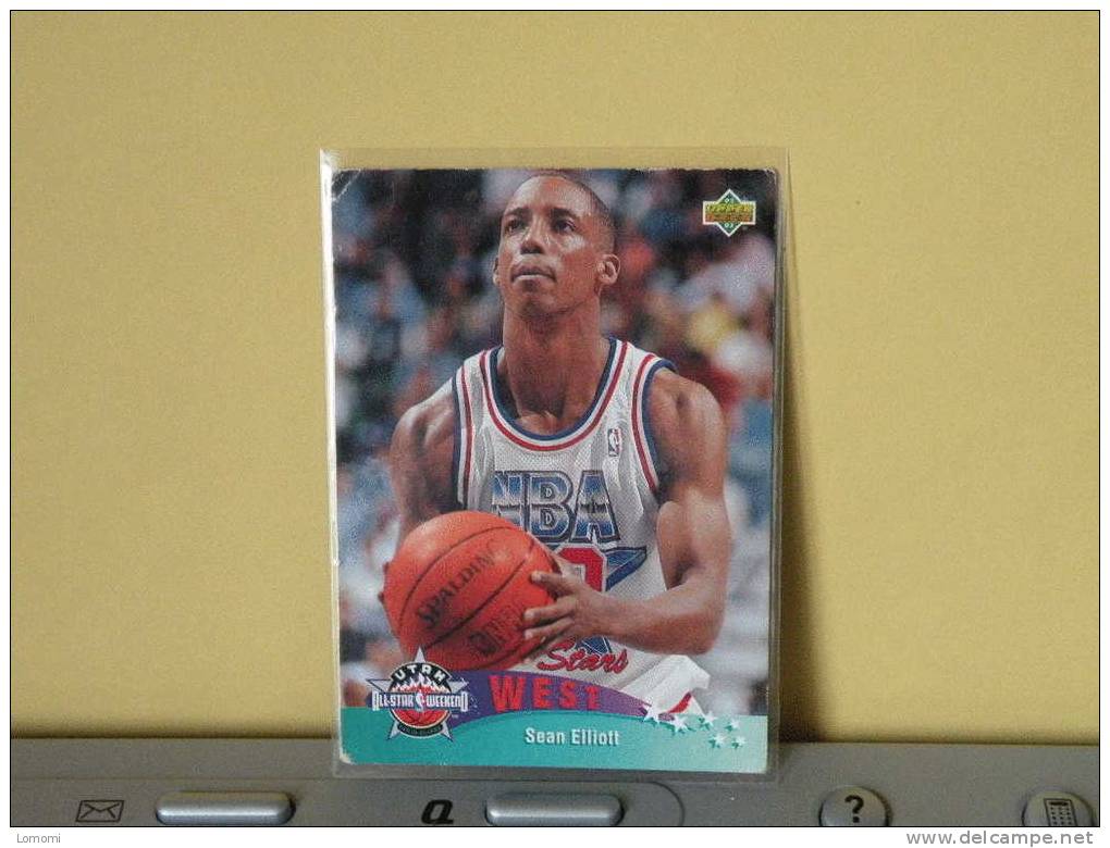 Carte  Basketball US 1992/93/94/95/96 -  Sean Elliott - N° 19 - 2 Scan - Utah Jazz