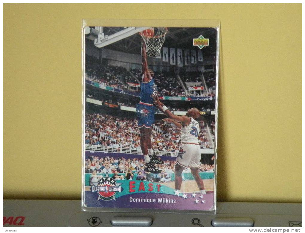 Carte  Basketball US 1992/93/94/95/96 -  Donimique Wilkins - N° 13 - 2 Scan - Utah Jazz