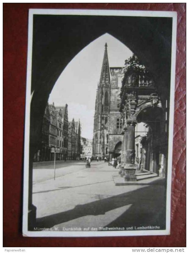 Münster - Stadtweinhaus Lambertikirche Feldpost - Münster