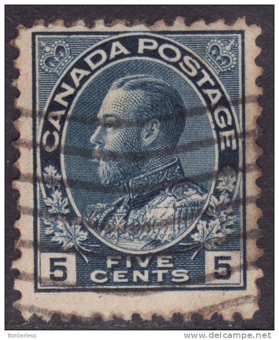 CANADA  /  1911  /  5 C  /  Y&T N° 95a ?  /  (o)  USED - Oblitérés