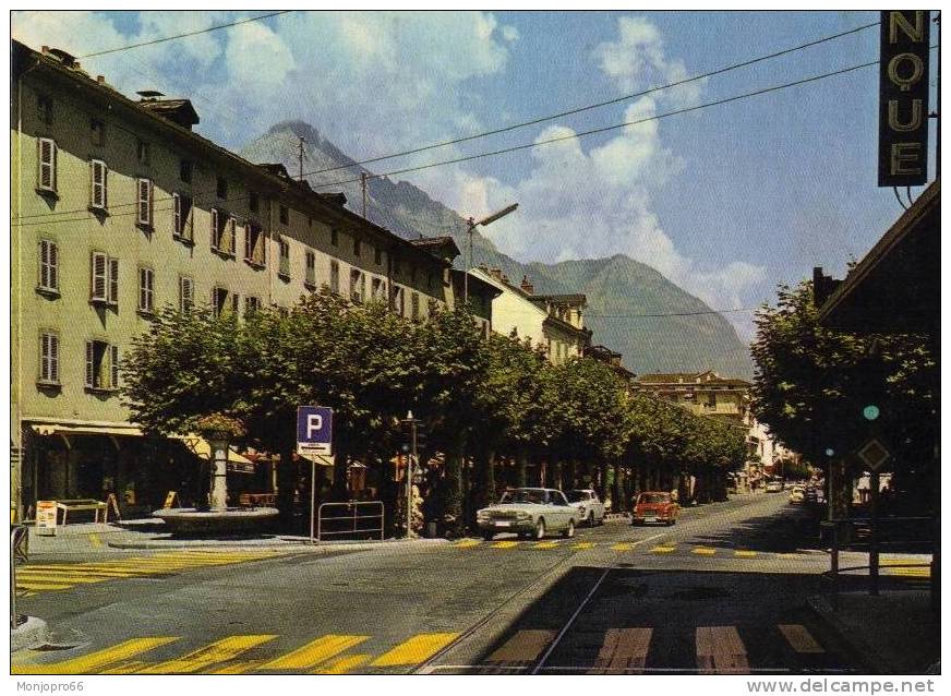 CPM De Martigny (Valais)   La Place Centrale - Martigny