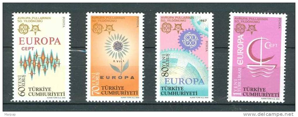 Turkey, Yvert No 3212/3215, MNH - Ongebruikt