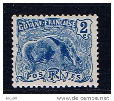 F+ Guyana 1904 Mi 50 Ameisenbär - Unused Stamps