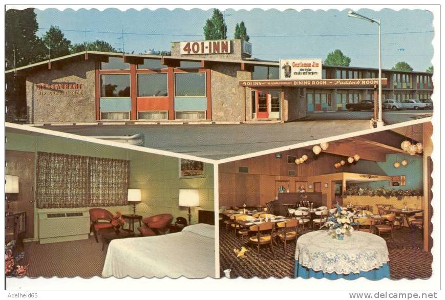 The 401 Inn Brockville Ontario Canada Peterborough Post Card - Brockville