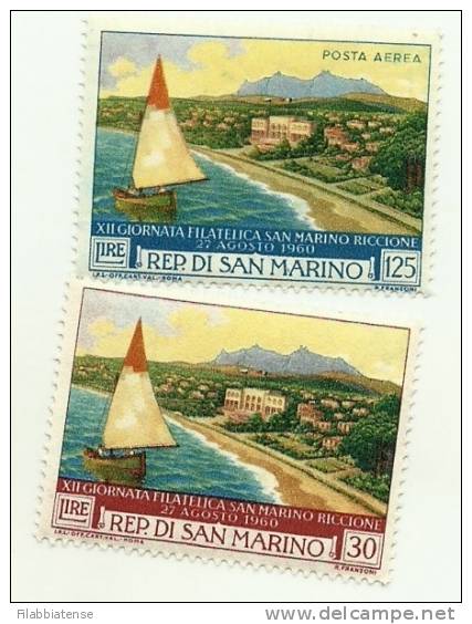 1960 - 535 + PA 137 Fiera Riccione ---- - Unused Stamps