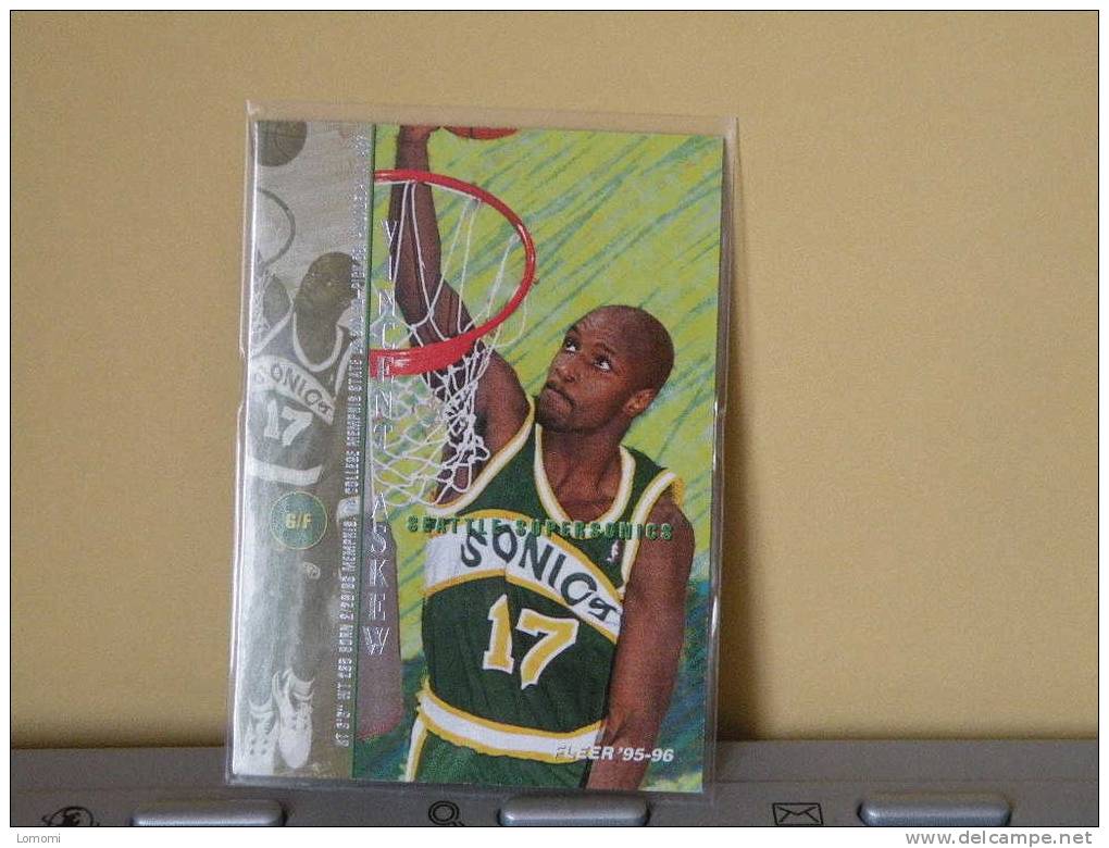 Carte  Basketball US 1992/93/94/95/96 -  Vincent Askew - N° 175 - 2 Scan - Seattle Supersonics